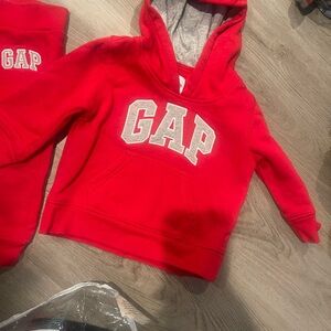 GAP Kids Bright Red Hoodie